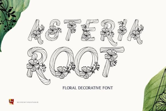 Asteria Root: A Decorative Font for Elegant Digital Branding