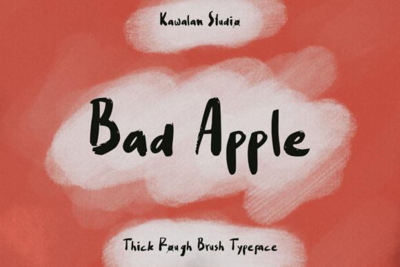 Bad Apple Display Font for Handmade Brands