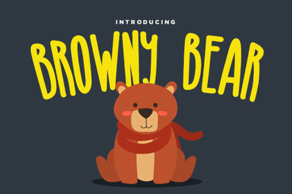 Browny Bear: A Fun and Tall Display Font for Editorial Design