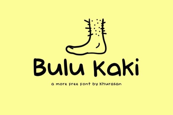 Bulu Kaki: A Modern Script Handwritten Font for Editorial Design