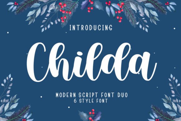 Childa Duo Font for Polished Branding