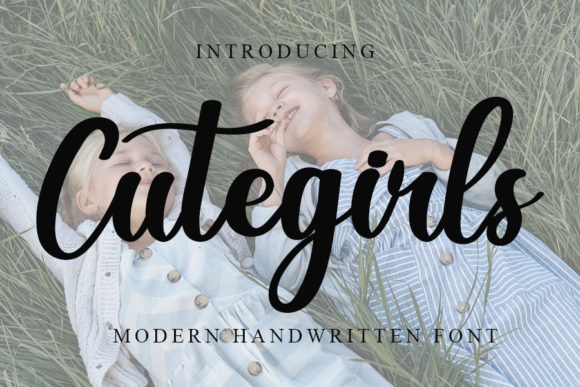 Cute Girls Font for Modern Digital Branding