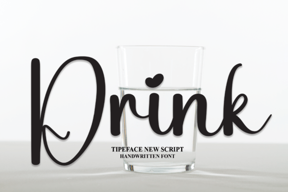 Drink: A Friendly Handwritten Font for Real Branding Work