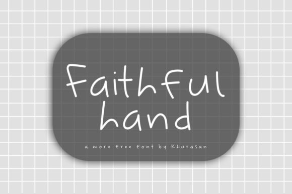 Faithful Hand: A Modern Handwritten Font for Small Business Branding