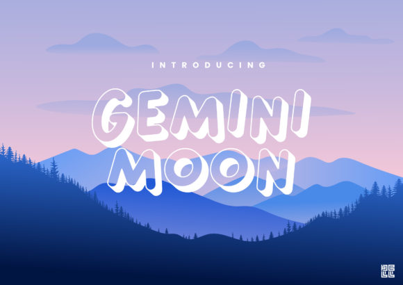 Gemini Moon Font: A Playful Display Typeface for Child-Friendly Branding