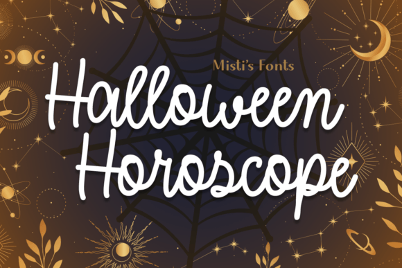 Halloween Horoscope Font for Spooky-Season Creatives