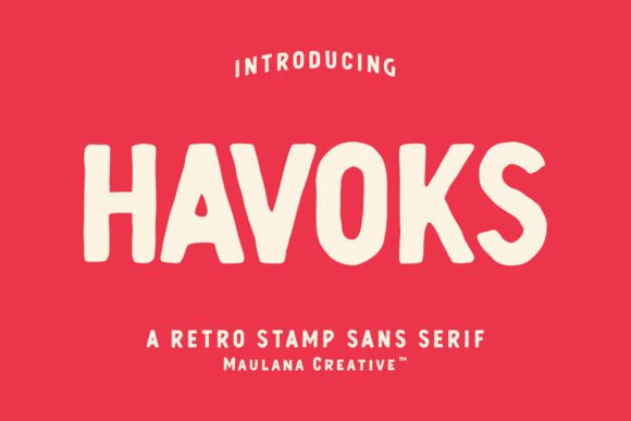 Havoks: A Retro-Style Sans Serif Font for Editorial Impact