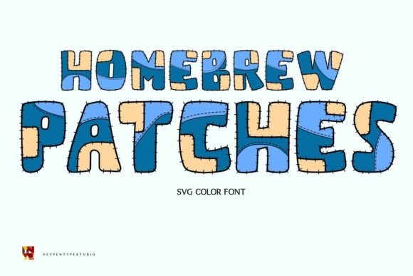 Homebrew Patch Font for Playful, Authentic Branding
