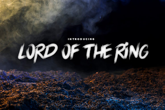 Lord of the Ring Display Font for Handmade Creators