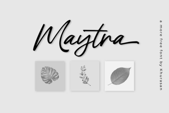 Maytra Script Font for Handmade Creators