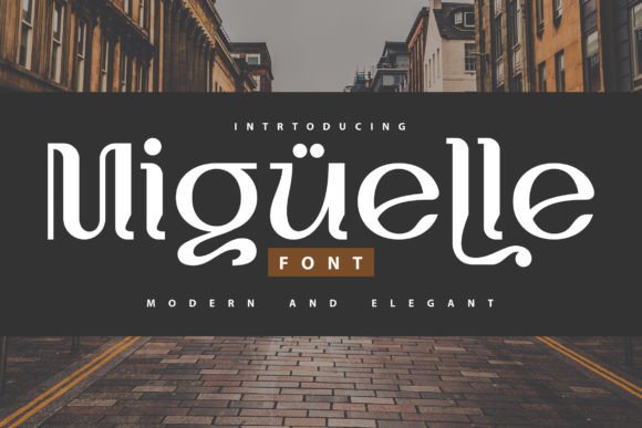 Miguelle: A Modern Slab Serif Font for Digital Branding