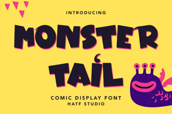 Monster Tail: A Bold Display Font That Grabs Attention