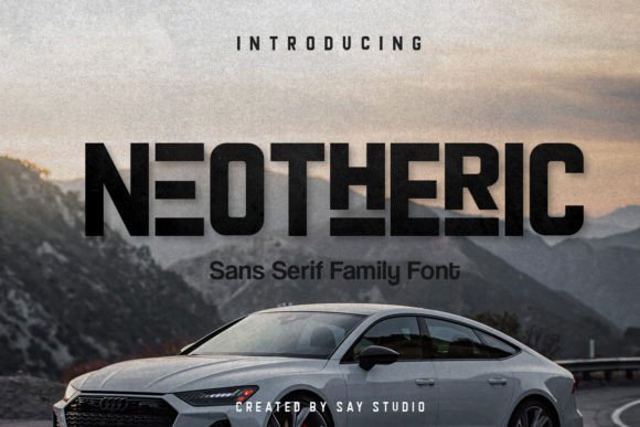 Neotheric Sans Serif Font for Handmade Branding