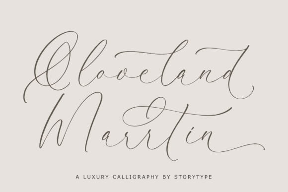 Qloveland Marrtin: A Signature Script Font That Elevates Brand Voice