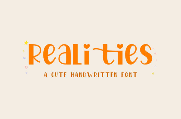 Realities Display Font for Bold Digital Branding
