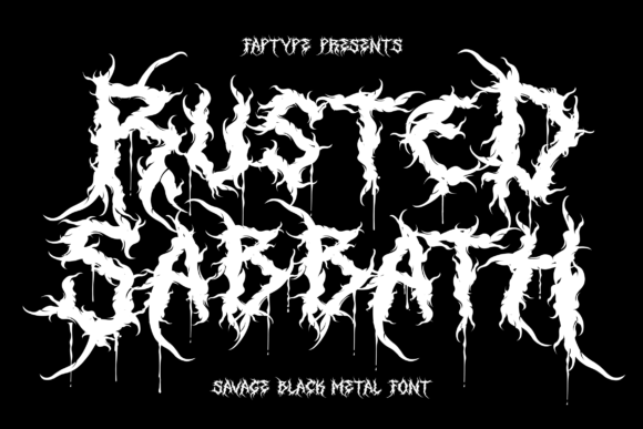 Rusted Sabbath: A Savage Blackletter Font for Editorial Impact