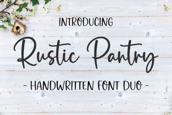 Rustic Pantry: A Delicate Script Handwritten Font for Elegant Web Design