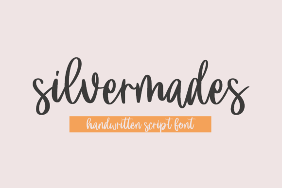 Silvermades: A Romantic Script Font for Editorial Warmth