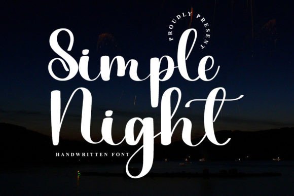 Simple Night: A Casual Script Handwritten Font for Thoughtful Design
