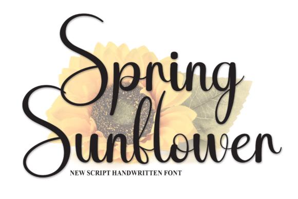 Spring Sunflower: A Sweet & Friendly Handwritten Font for Digital Design
