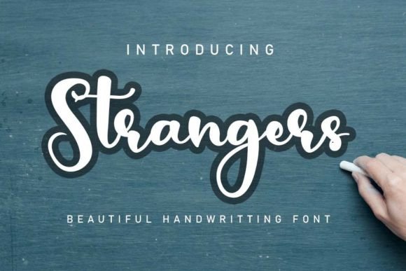 Strangers: A Natural Calligraphy Font for Authentic Branding