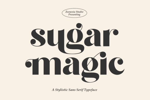 Sugar Magic: A Modern Sans Serif Font for Branding and Campaigns