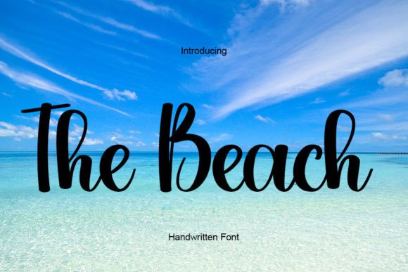 The Beach Font for Elegant Branding and Handwritten Charm