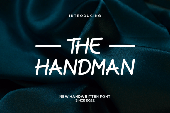 The Handman Font: A Bold Handwritten Typeface for Modern Editorial Design