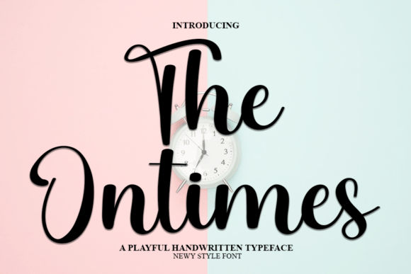 The Ontimes: A Delicate Handwritten Font for Modern Design