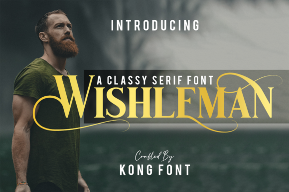 Wishleman: A Modern Playful Serif Font for Digital Branding