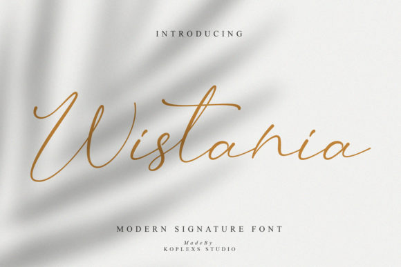 Wistania Script Handwritten Font for Emotional Campaign Messaging