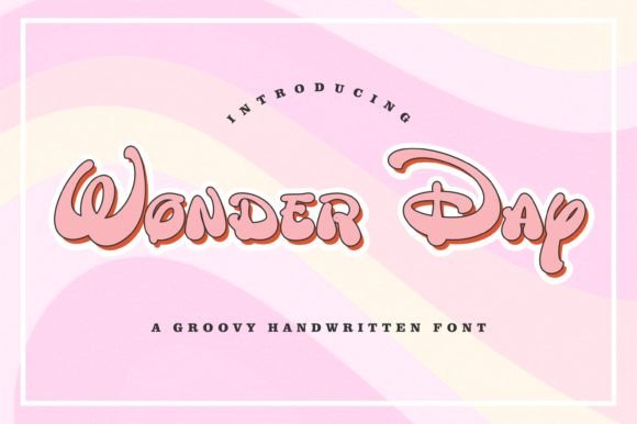 Wonder Day Script Handwritten Font for Crafters
